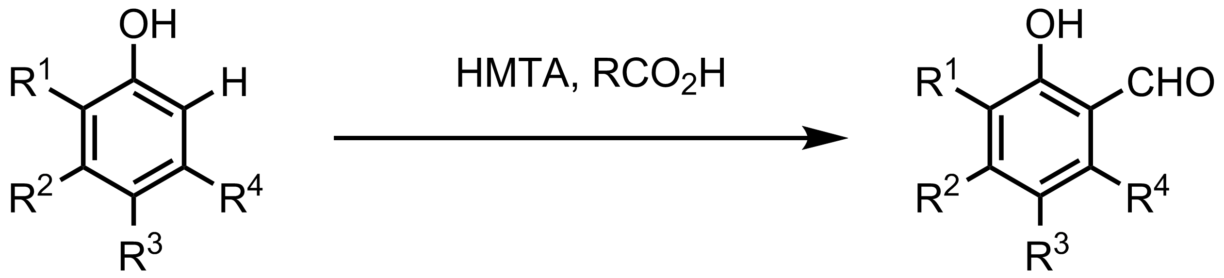 Schematic representation of the Duff Reaction.