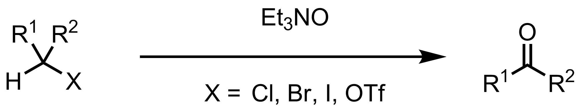 Schematic representation of the Ganem Oxidation.