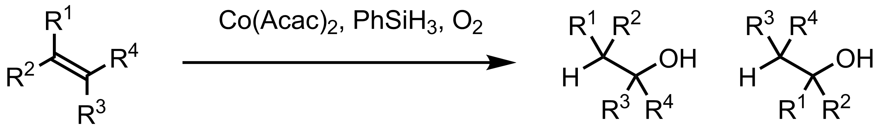 Schematic representation of the Mukaiyama Hydration.