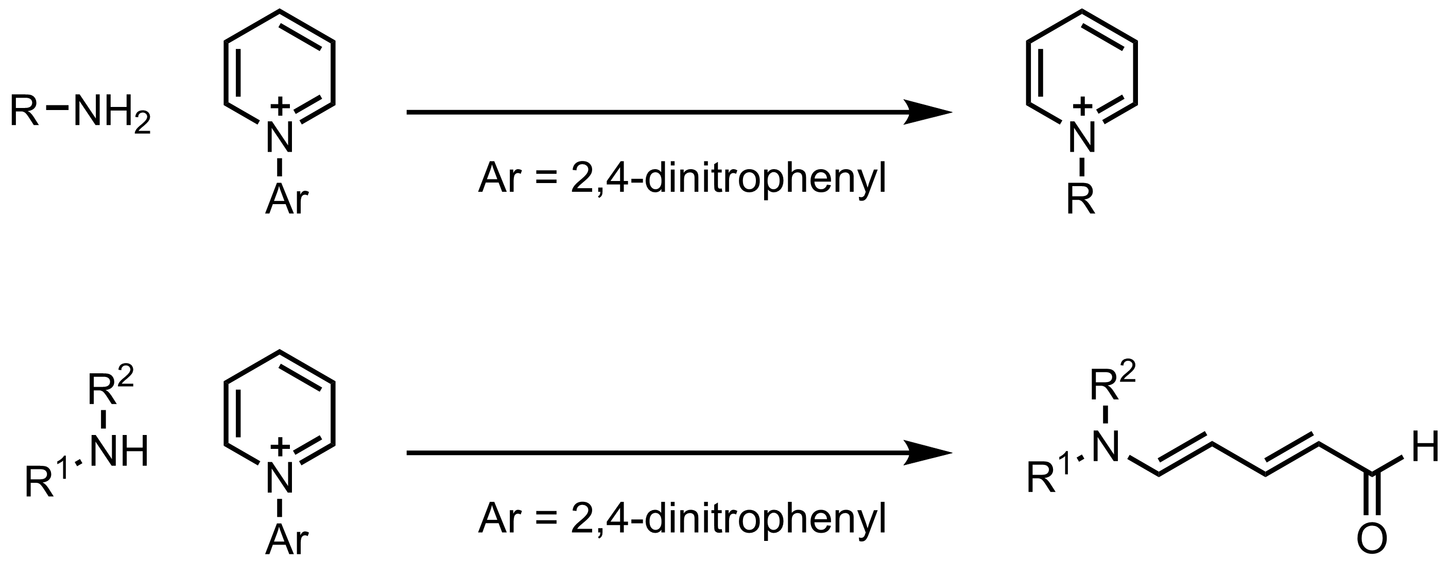 Schematic representation of the Zincke Reaction.