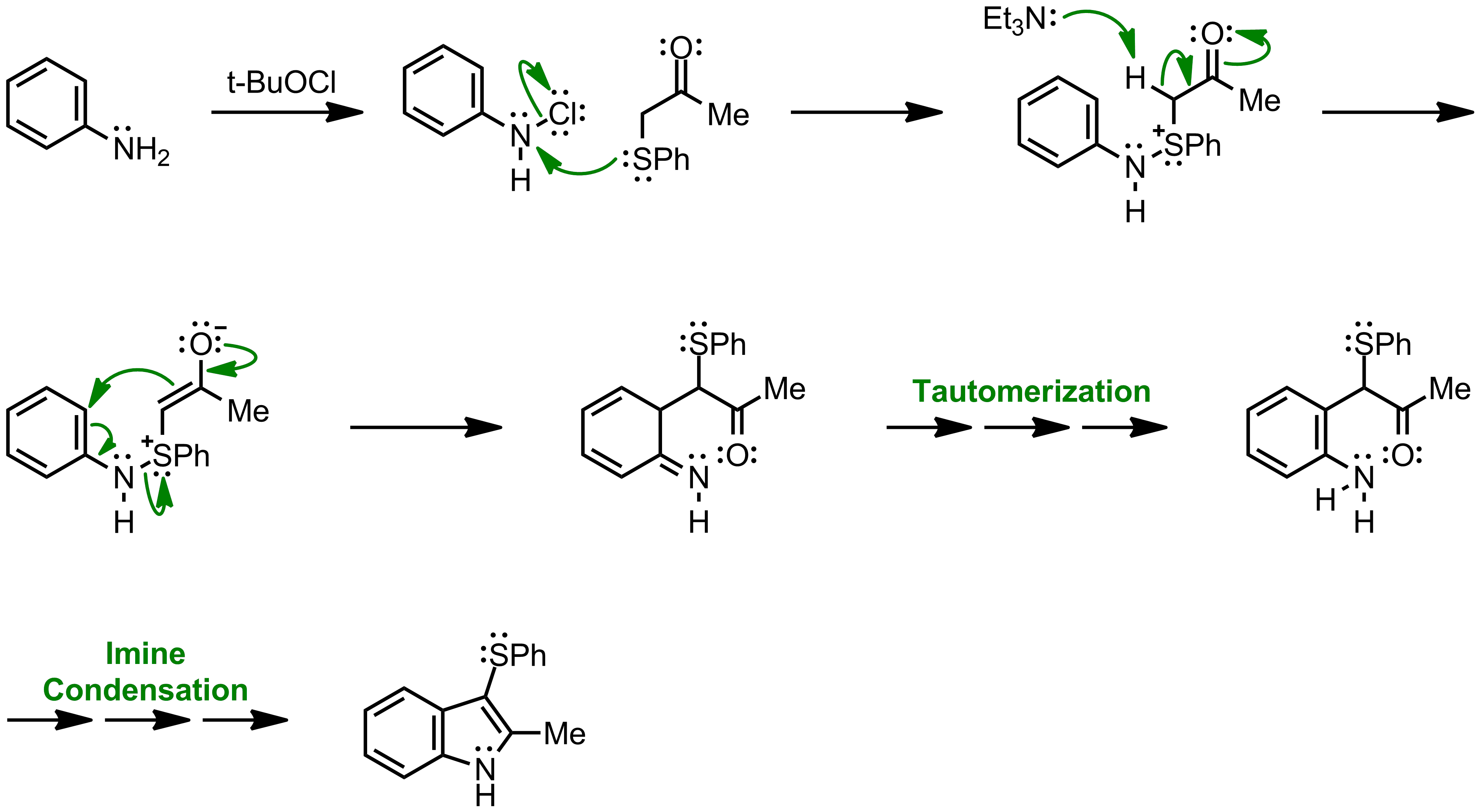 Mechanism of the Gassman indole synthesis