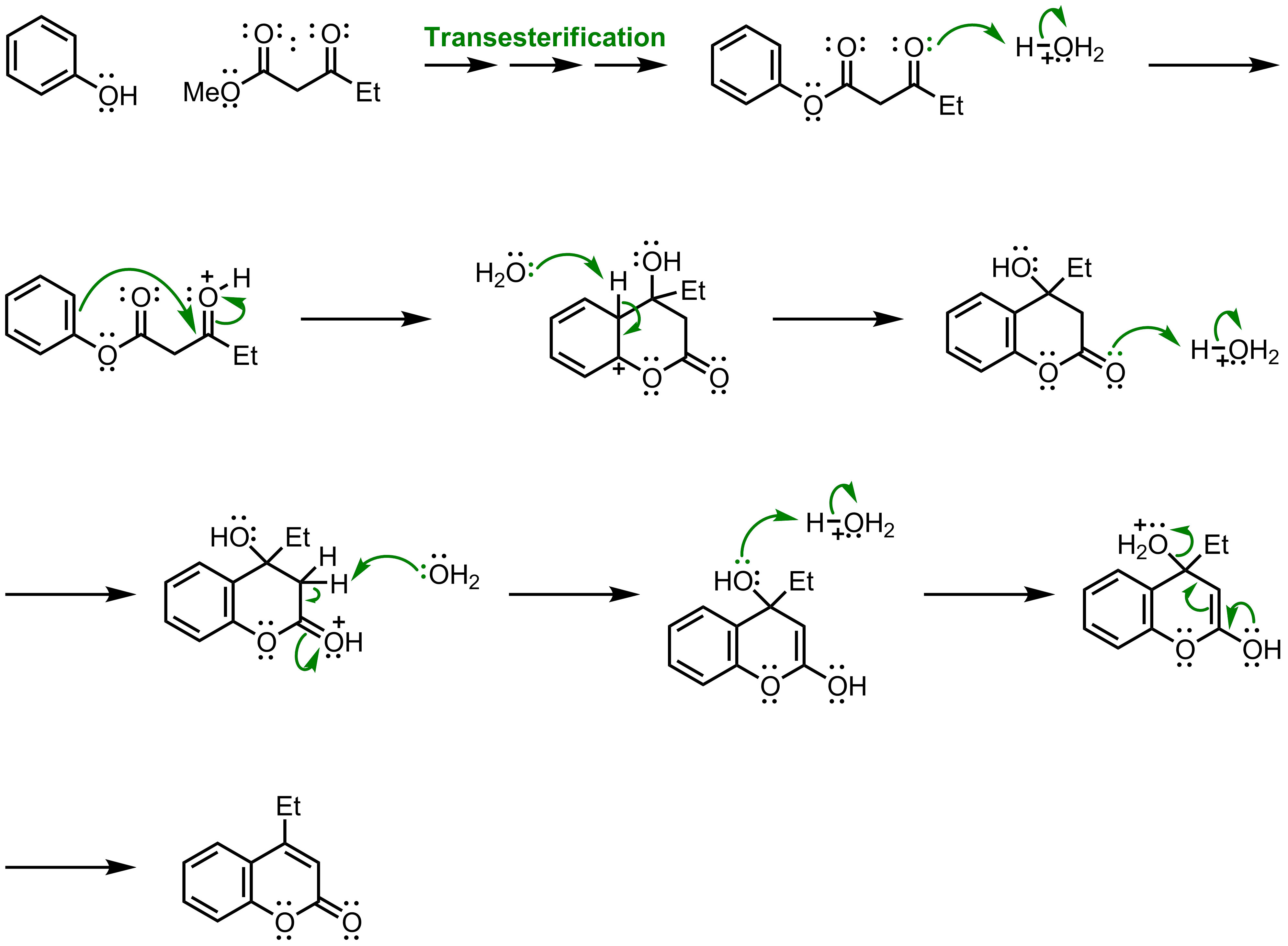 Mechanism of the Pechmann Condensation
