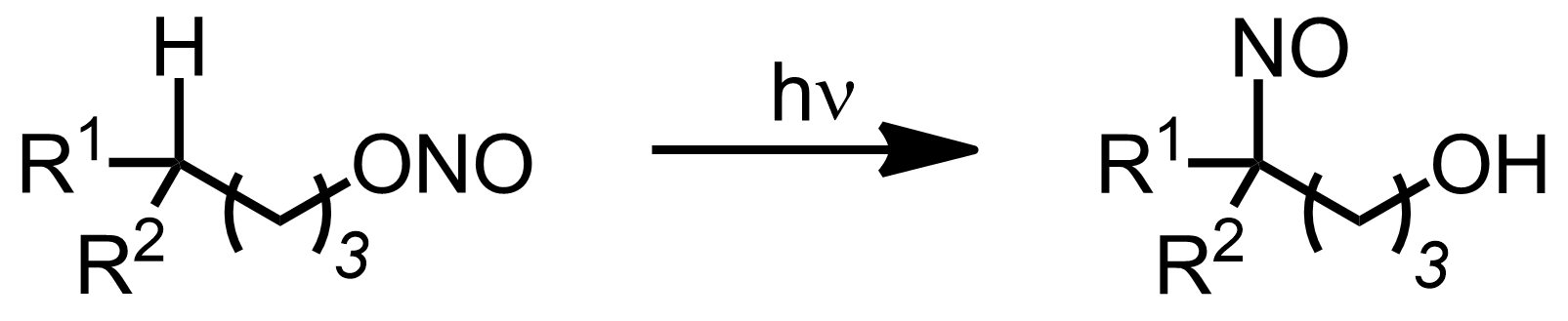 Schematic representation of the Barton Reaction.