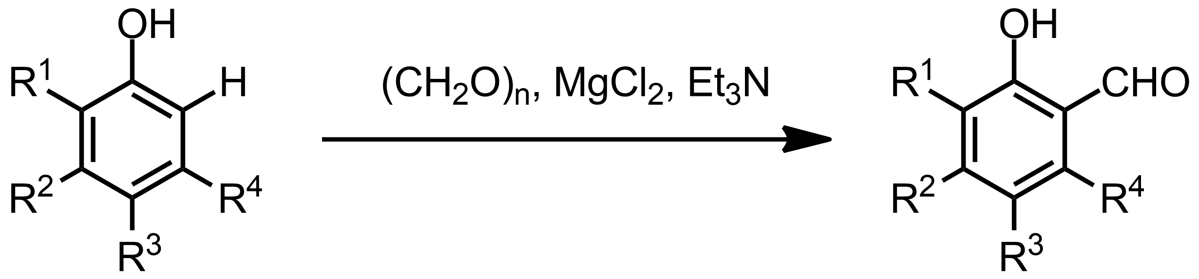 Schematic representation of the Casnati-Skattebøl Formylation.